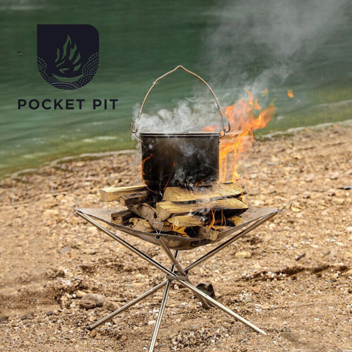 Pocket Pit, Ultralight Portable Firepit
