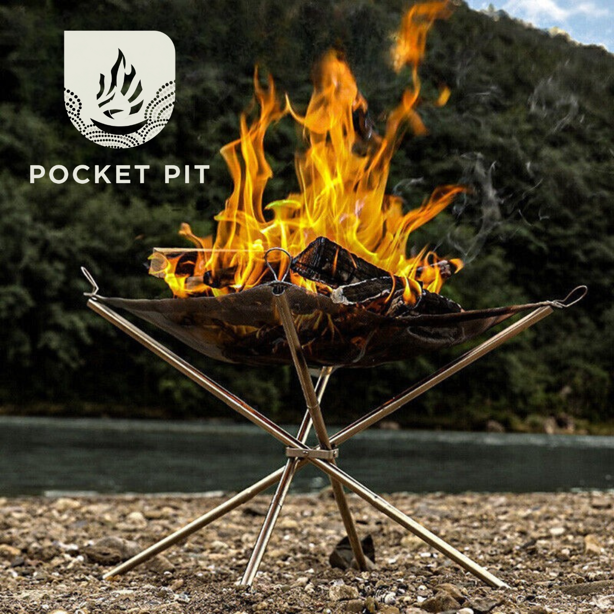 Pocket Pit, Ultralight Portable Firepit